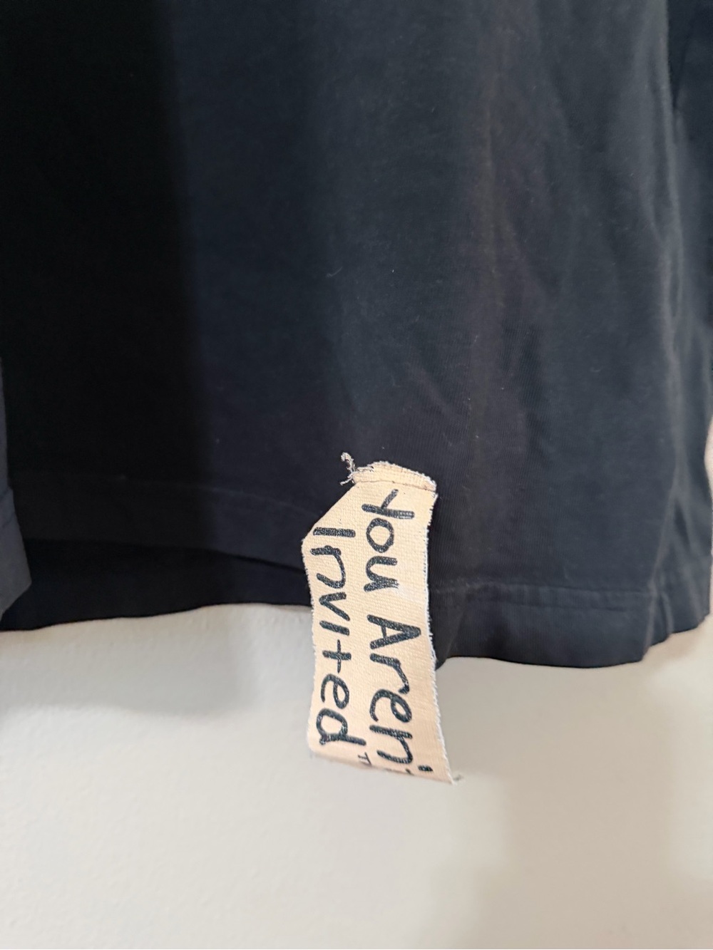 Hyde Park | You Aren’t Invited Tee in Black/creme - Picture 2 of 7